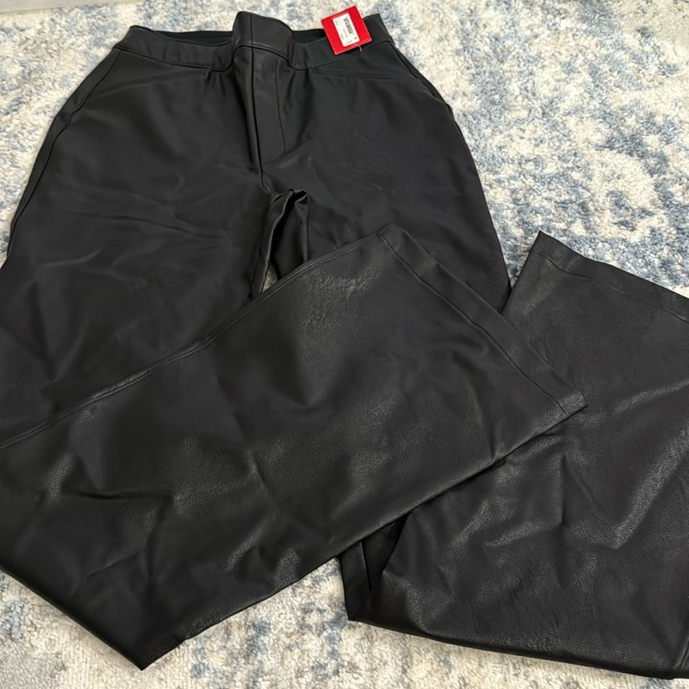 SPANX Charcoal Straight Leg Pants